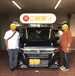 祝★ご納車！ワゴンＲカスタムＺ（山口市・防府市・山陽小野田市・周南市・下関市）